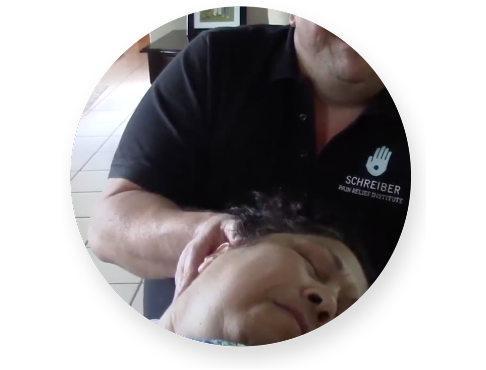 john performing neck pain therapy